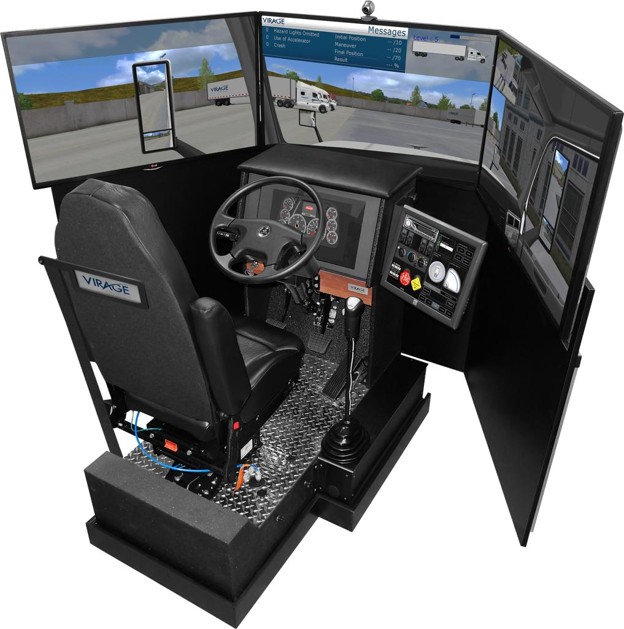 Physical heavy vehicle simulator platform